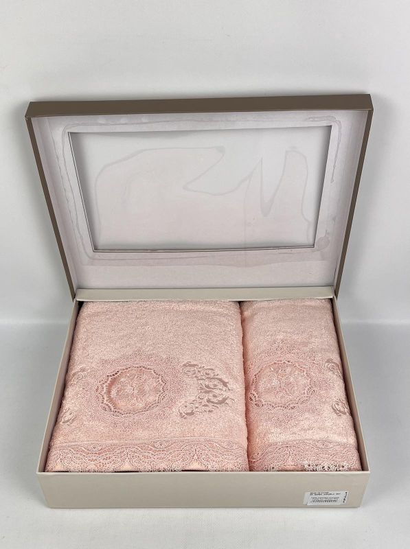Набір махрових рушників Pupilla 2шт Olivyum Pink