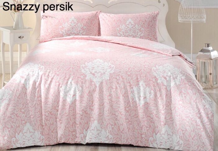 Постільна білизна Altinbasak ранфорс 200x220 Snazzy Persik