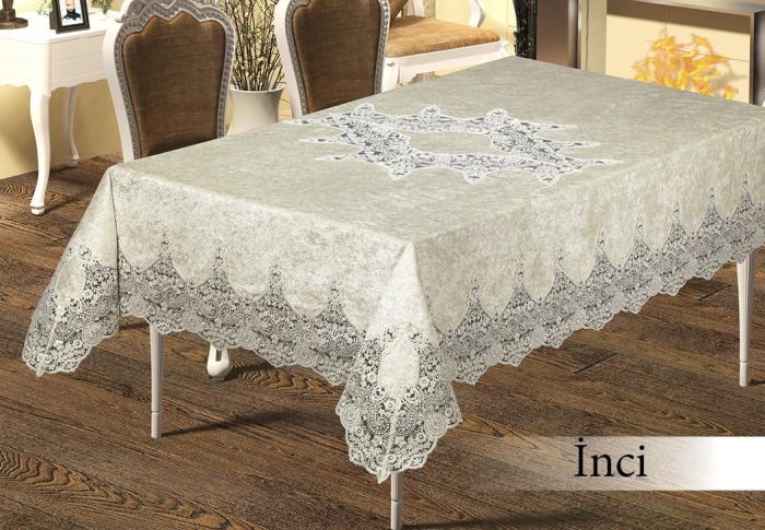 Скатертина Велюр Maison Royale 160x220 Inci Grey