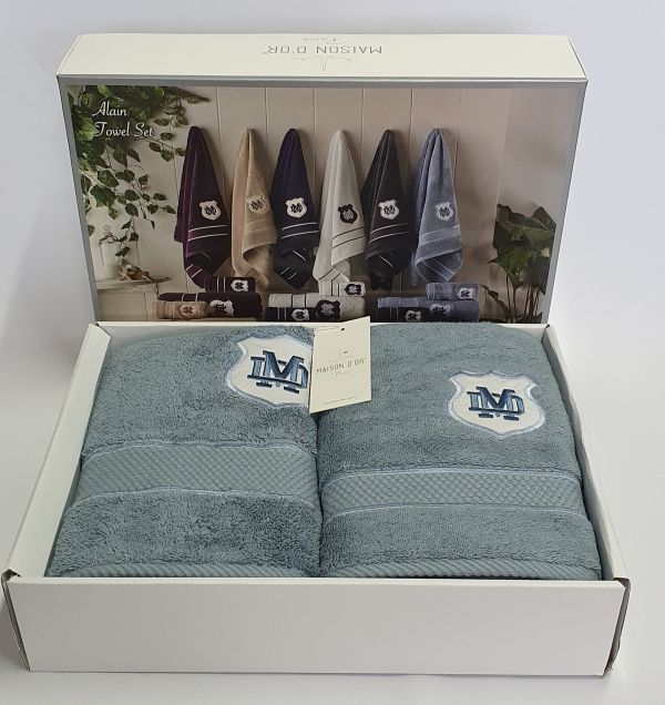 Рушники Maison D'or 3шт Alain Blue