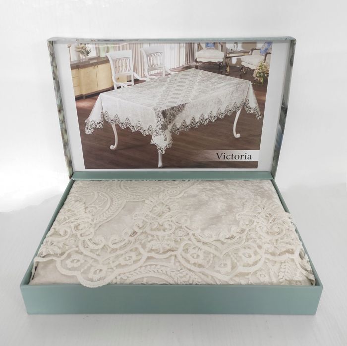 Скатертина Велюр Maison Royale 110x160 Victoria Cream