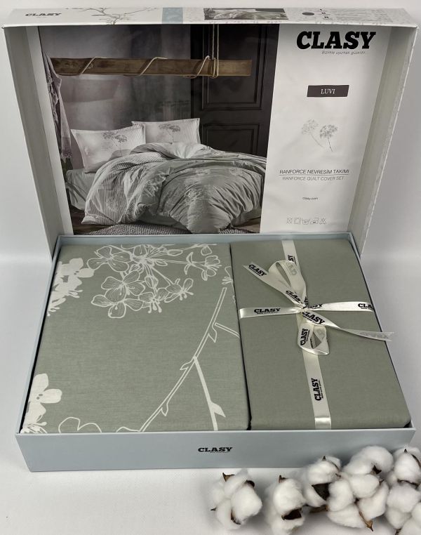Постільна білизна CLASY ранфорс 160x220 см Luvi V1 Mint