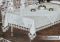 Скатертина Set Велюр Maison Royale 160x220+100x100 Diamond Cream