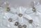 Скатертина Kurdeleli Set Maison Royale 160x300+12 psc White