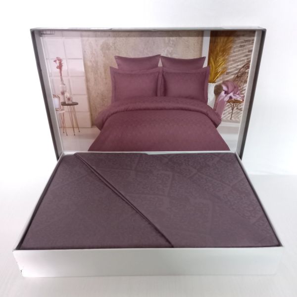 Постільна білизна Saheser Jacquard Vip Satin 200X220 Harley Murdum
