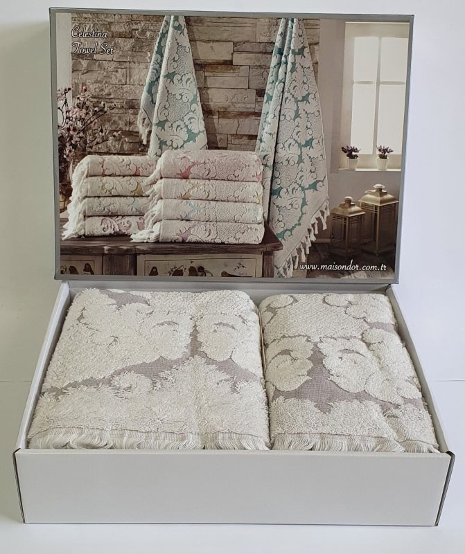 Рушники Maison D'or 2шт Celestina Lilac
