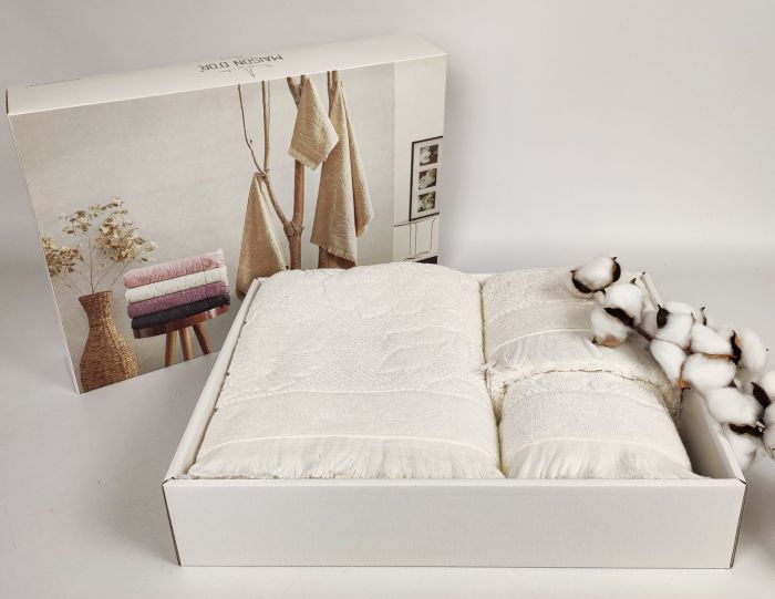 Рушники Maison D'or 3шт New Flora Ecru