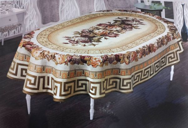 Скатертина гобеленова Sagol OV 160x220 St - 138 Kahve