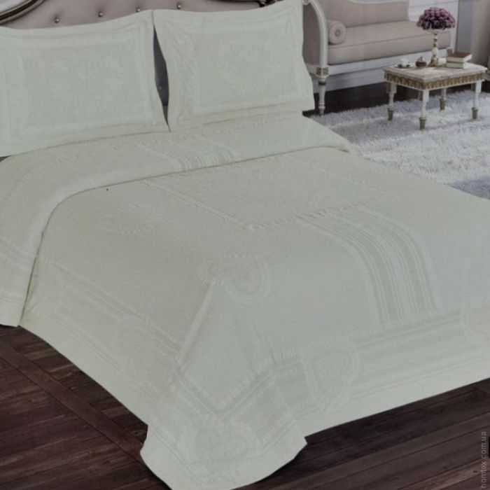 Покривало Пике Maison D'or Lacene 260x260 Cream (Крем)