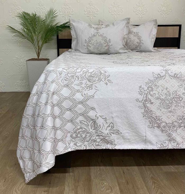 Покривало Moda Box 240x260 з наволочками Talia Kahve
