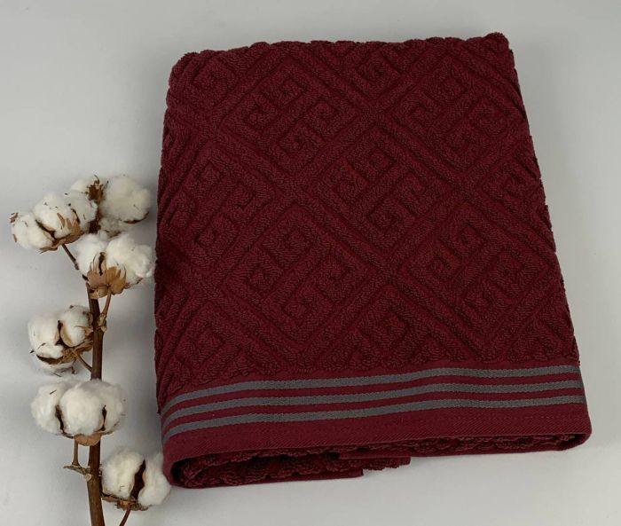 Рушник Puppila 70х140 Costa Burgundy