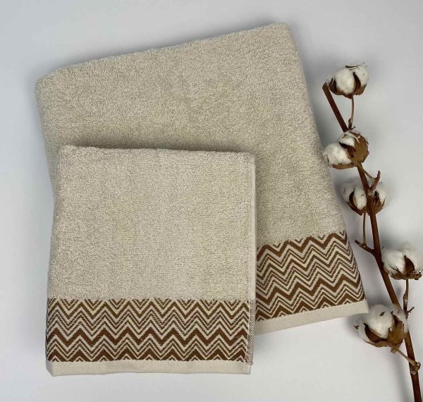 Набір рушників Cottonize 2 шт cod106 Beige