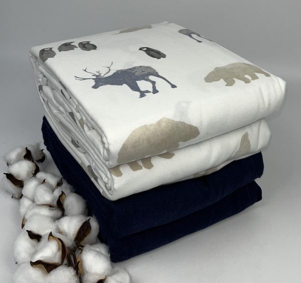 Постільна білизна Cotton Collection фланель 160х220 Artic Critter