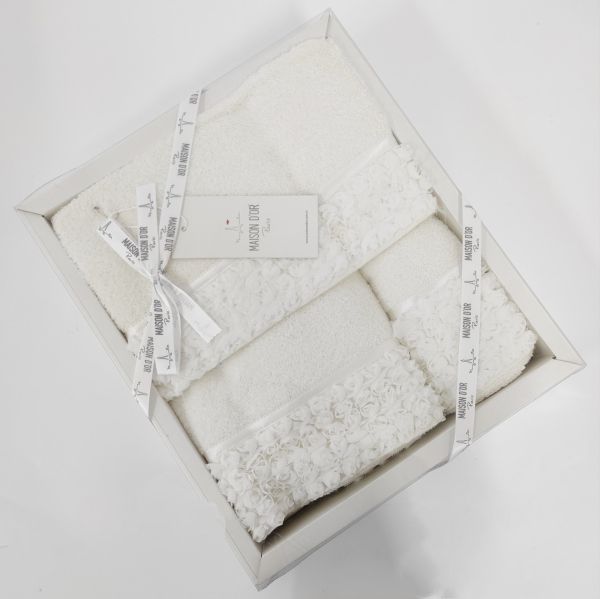 Рушники Maison D'or 3шт Rosa Cream