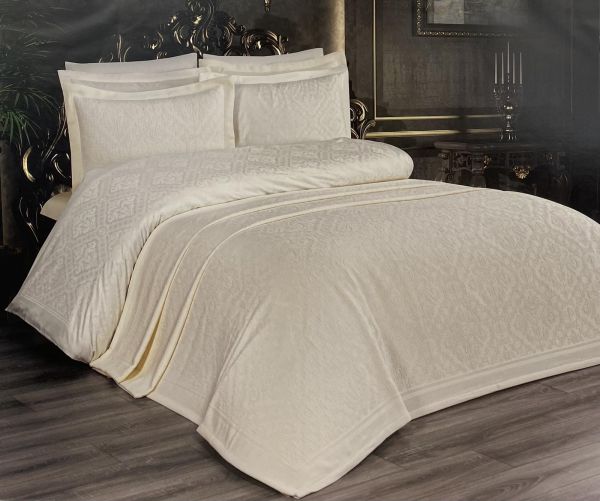 Набір Покривало + постіль Maison D'or Pinella 260x260 Ecru