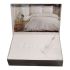 Постільна білизна Maison D'or сатин жаккард з мереживом 200x220 Mirabella Dantela Cream