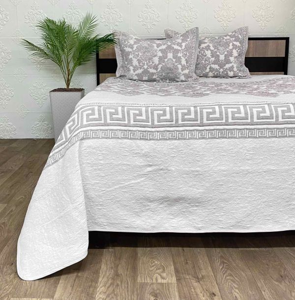 Покривало Moda Box 240x260 з наволочками Aleyna Gri