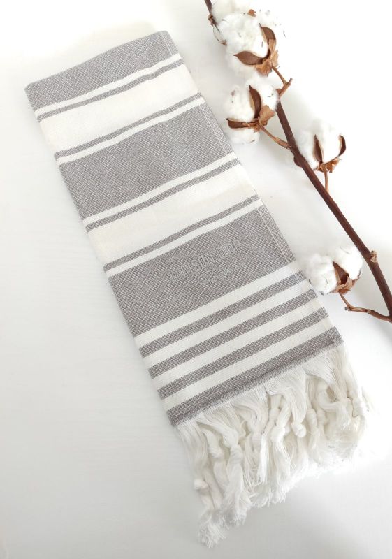 Рушник Maison D'or Primavera 40x70 Grey-White