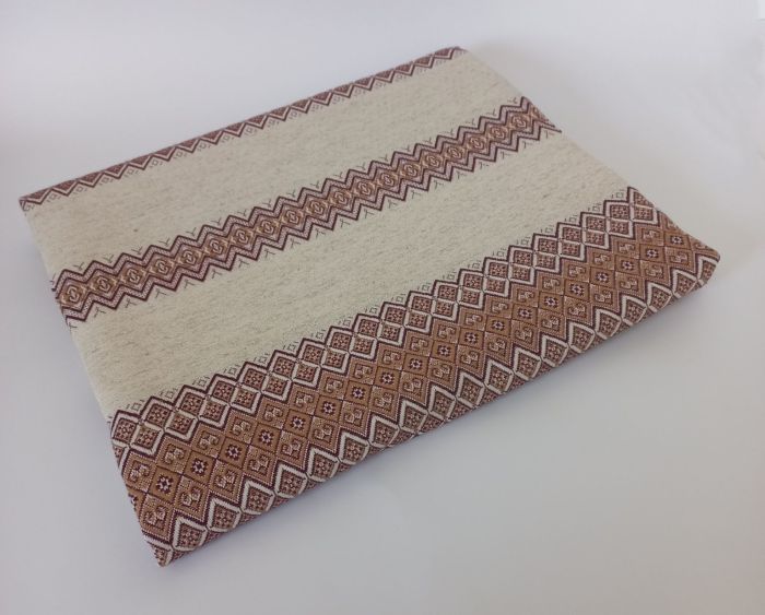 Скатертина Едельвіка 200х145 льон Beige 056/00-3-08