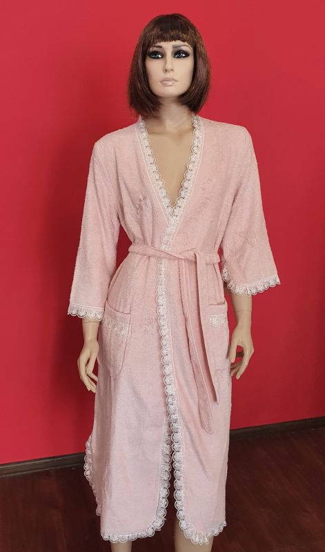Халат жіночий Maison D'or Сelyn Long Rose Color S