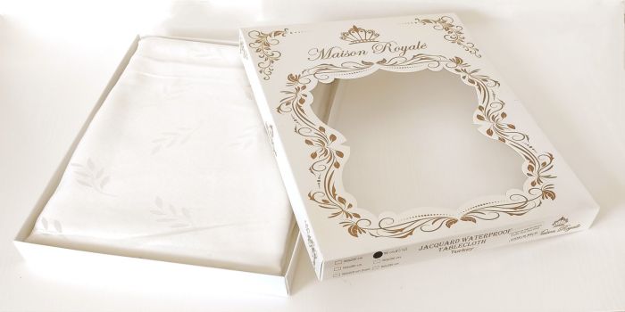 Скатертина тефлон Maison Royale 160Q Olive Cream