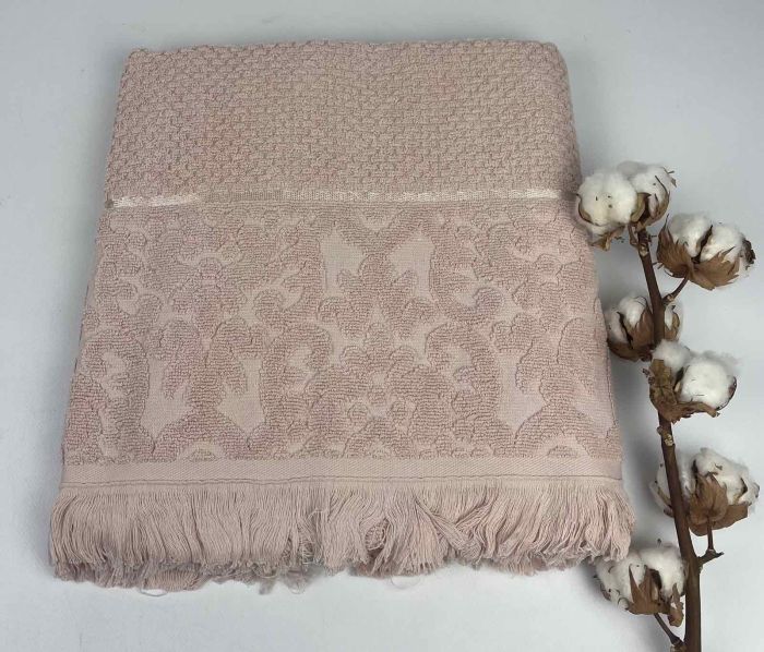 Рушник Philippus Lux Cotton 70x140 Velowis Пудровий(Е837)
