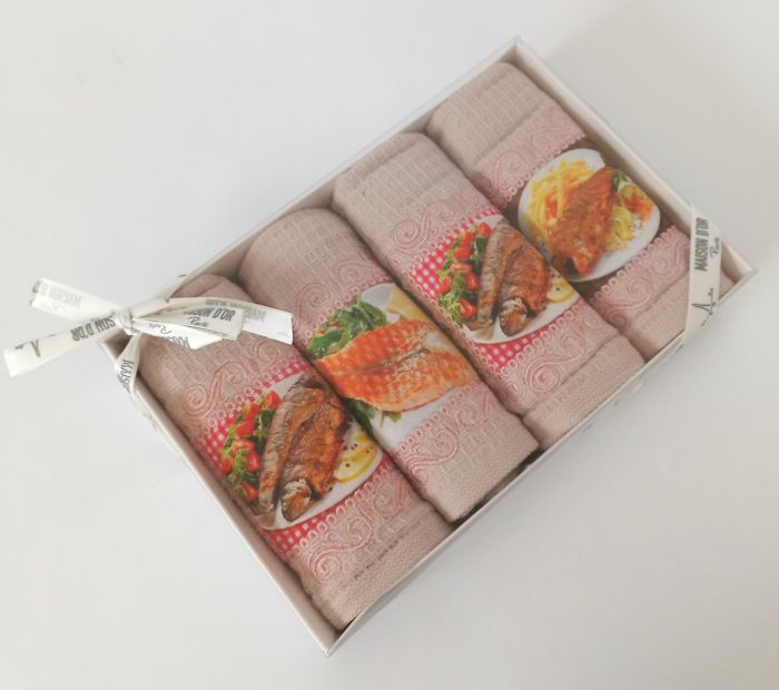 Подарунковий набір рушників Maison D'or Fish Pudra