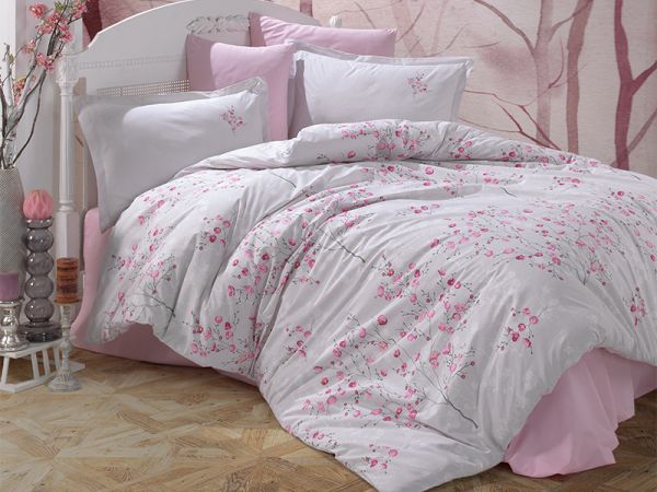 Постільна білизна CLASY ранфорс 160x220 см SALIDA V2 PEMBE