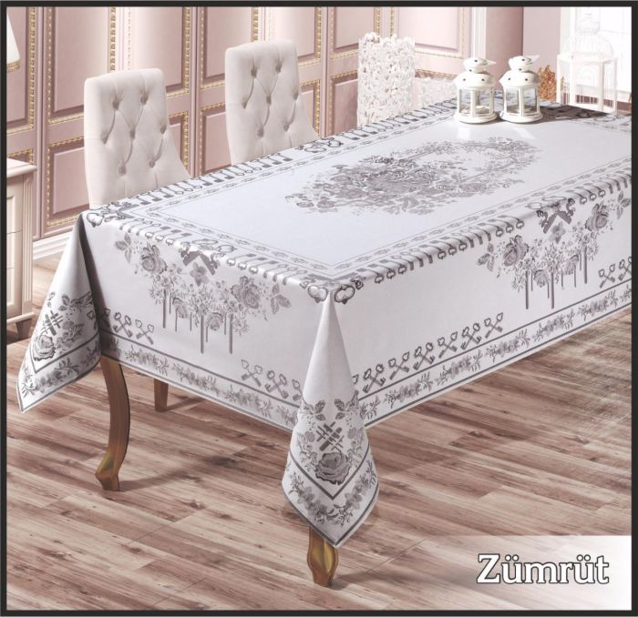 Скатертина тефлон Maison Royale 160*300 Zumrut White