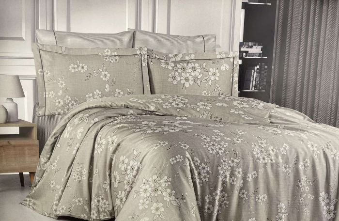 Постільна білизна Maison D'or тенцел 200х220  Marguerites Beige