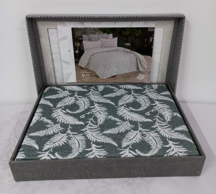 Покривало My Bed Soft Serie 240x260 з наволочками Elit Green