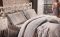 Постільна білизна Maison D'or сатин з мереживом 200х220 Gloriya Grey