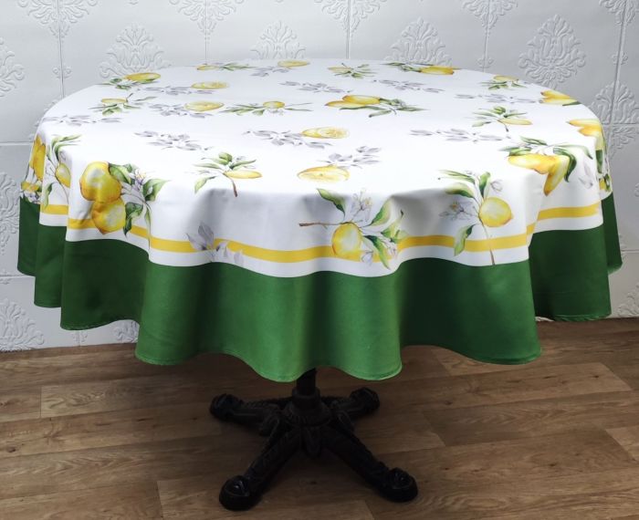 Скатертина Maison D'or 160Q Garden Lemon Green
