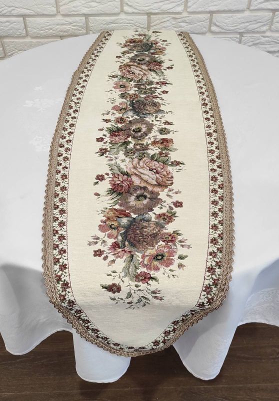 Доріжка Sagol велюр OV 40x170 St 128 Krem