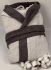 Халат Cottonize cod800 Light Grey-Black XXL
