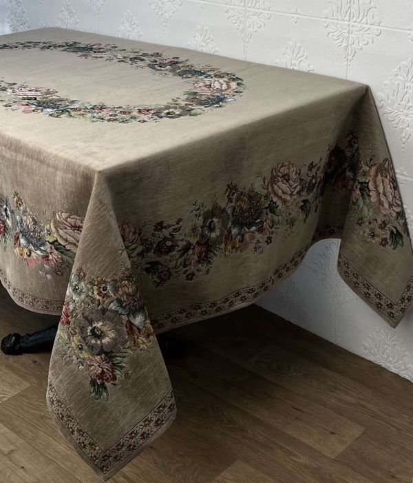 Скатертина велюрова Sagol 160х350 St-128 Vizon