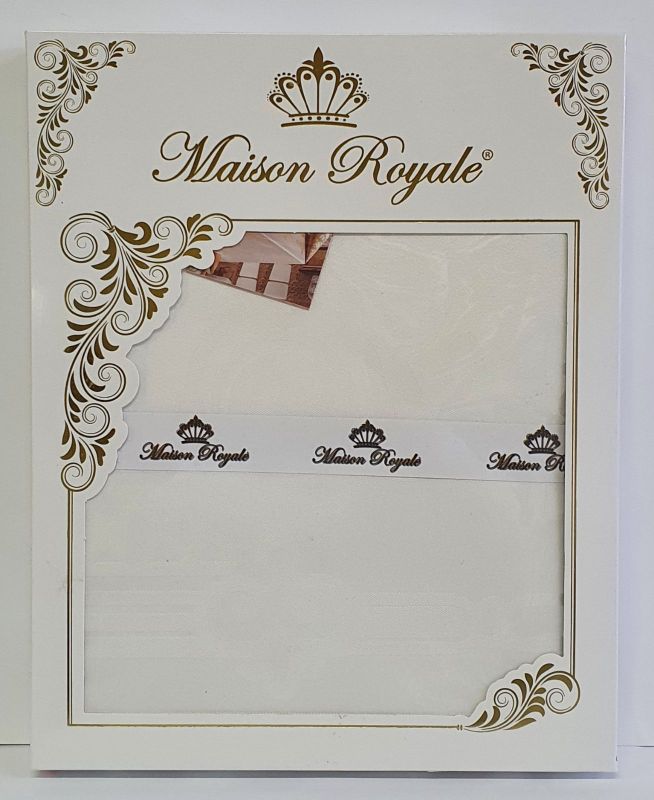 Скатертина тефлон Maison Royale 160*220 Yakut White