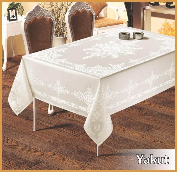 Скатертина тефлон Maison Royale 160*220 Yakut White