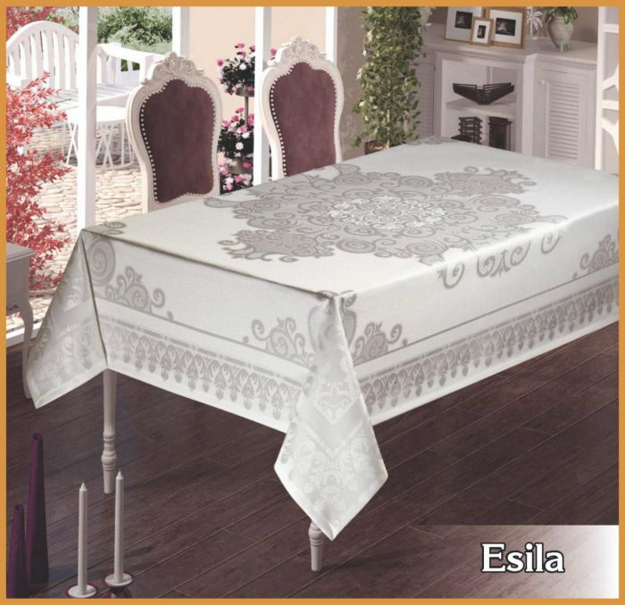 Скатертина тефлон Maison Royale 160*220 Esila Cream