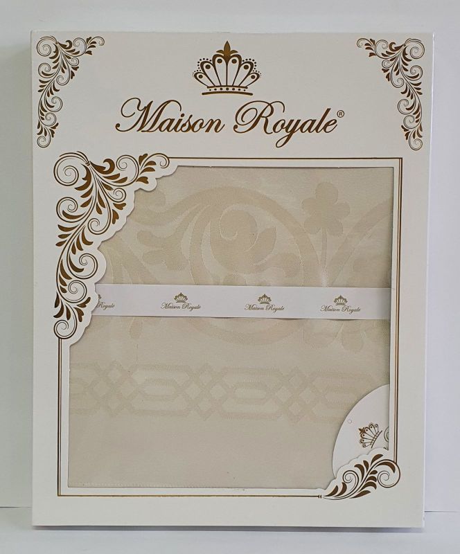 Скатертина тефлон Maison Royale 160*220 Sude Cream