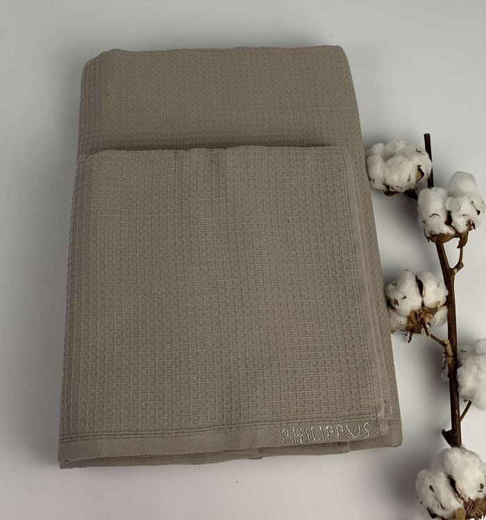 Набір рушників Philippus Platinum Cotton 2 шт Ekvador Капучино(ЕА109)