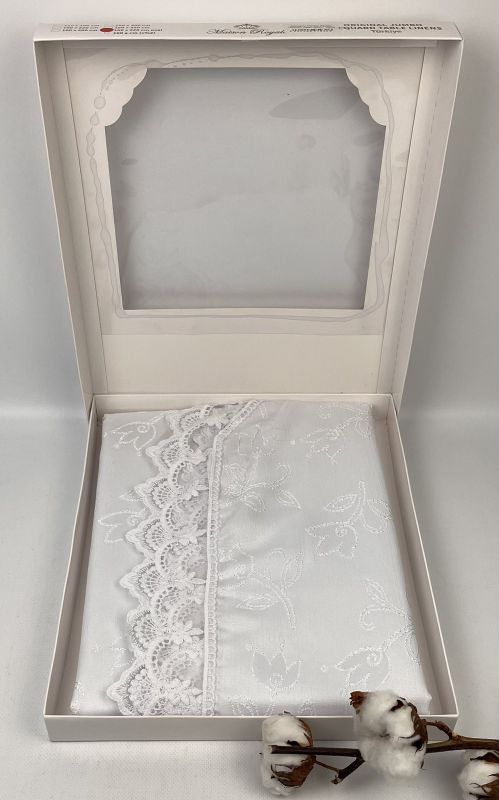 Скатертина Maison Royale 160x220 Овал KDK-1 White
