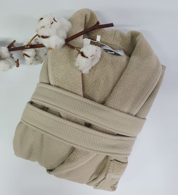 Халат чоловічий Maison D'or Quattro Beige XL