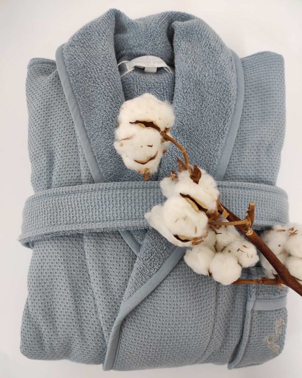 Халат чоловічий Maison D'or Quattro Blue M
