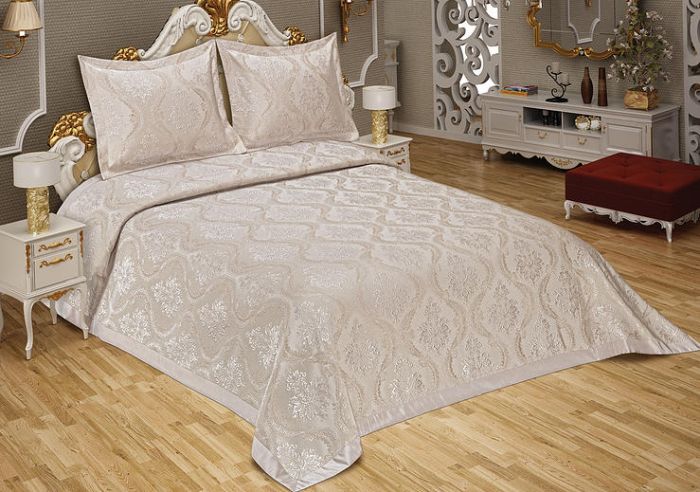 Покривало Maison D'or Kabartma 240x260 Bej-Kahve
