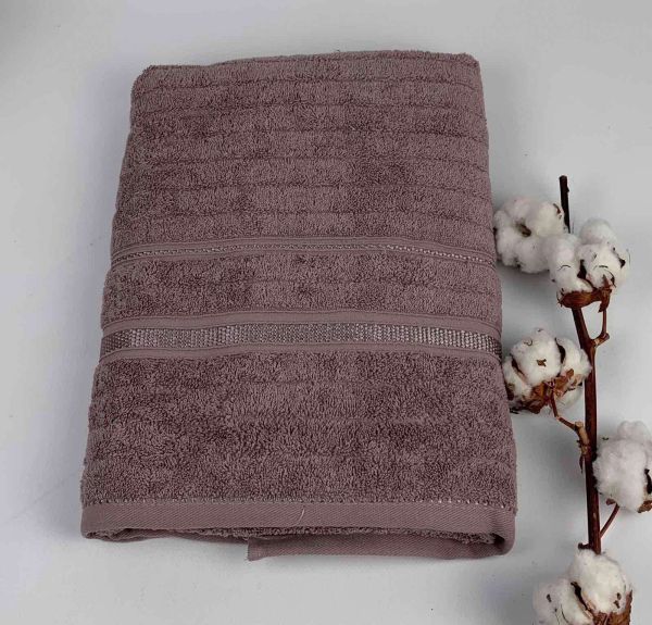 Рушник Philippus Delux Cotton 70х140 Hazel Фіолетовий(ЕА056)