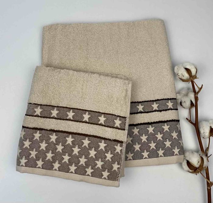 Набір рушників Cottonize 2 шт cod119 Beige