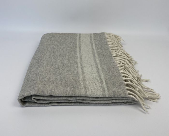 Плед Lanavitta "Wool Mix" 140х200 сірий меланж