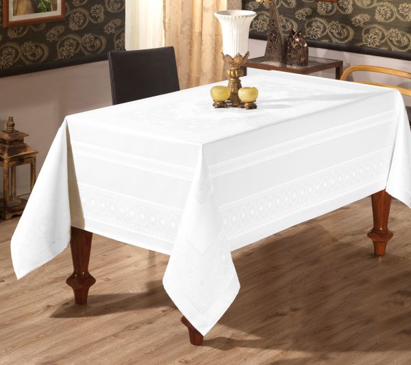 Скатертина Sagol тефлон 160x350 St-052 White