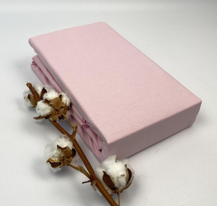 Простирадло на резинці Clasy 100X200 з наволочкою 50X70 V12 Pembe